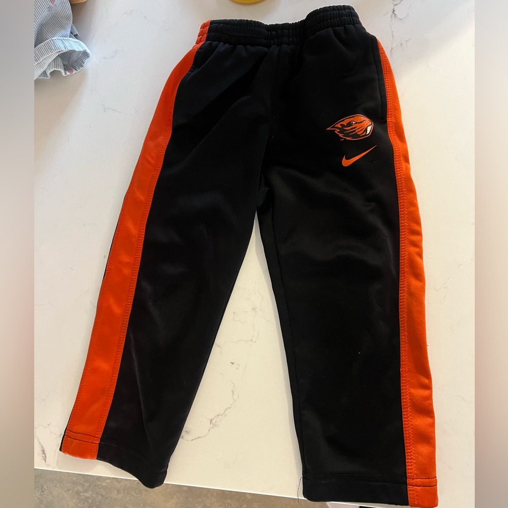 OSU Nike Kids Black and Orange Joggers